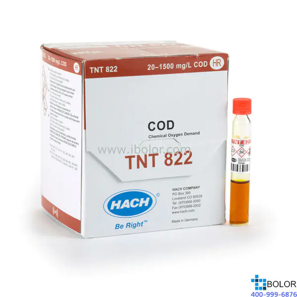 TNT822 COD 预制试剂 20-1500mg/L 25支 带条形码 13mm 
