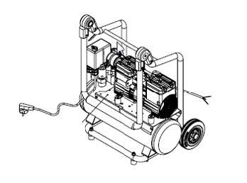 HA-062可放置多机头无油空压机打印机专用