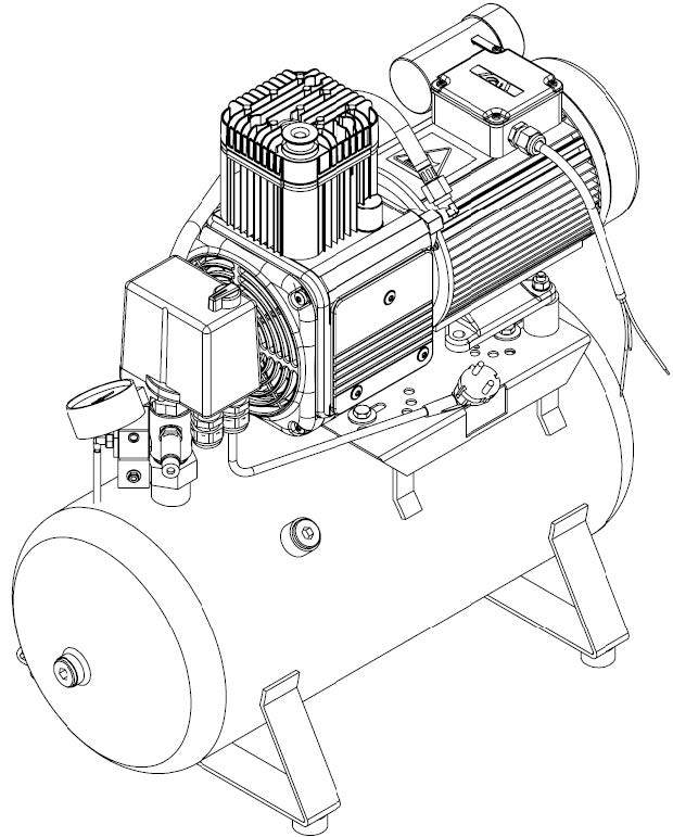 进口无油空压机HA-080