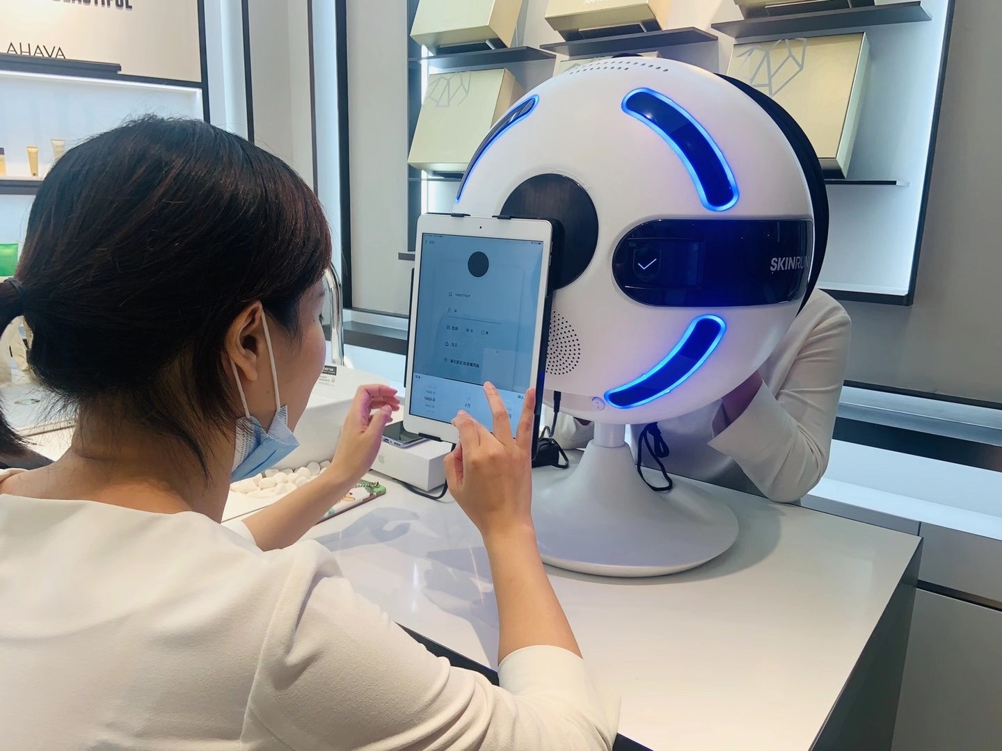 肌肤管家 智能皮肤测试仪 V3S 测肤魔镜 AI测肤