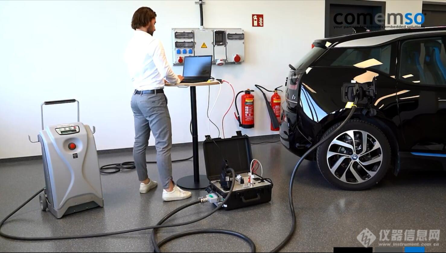 德国Comemso电动汽车与充电桩互操作性测试中间人模式