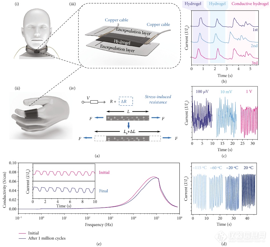 《Research》：基于PμSL 3D打印的超拉伸抗冻导电水凝胶用于柔性传感及脑电信号的采集