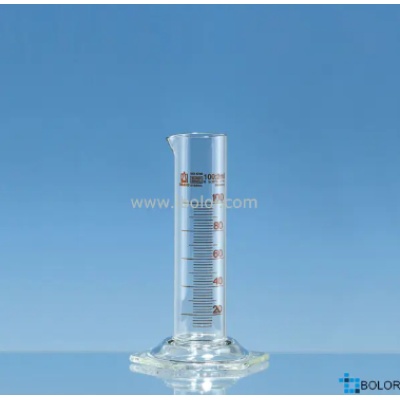  刻度量筒，低型，SILBERBRAND ETERNA，1000: 20 ml，Boro 3.3, 棕色刻度 42062 量筒
