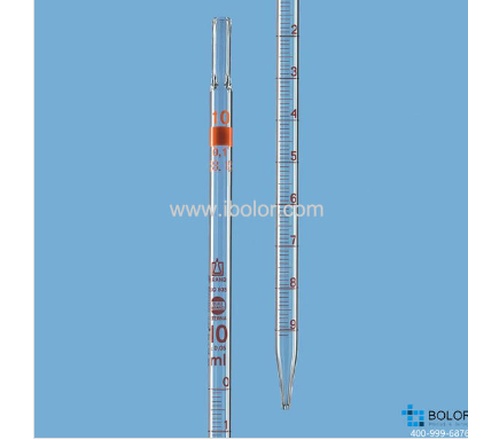  刻度移液管，BLAUBRAND?，AS级，1类（零刻度位于顶端），25:0.1 ml 27731 移液管/吸管