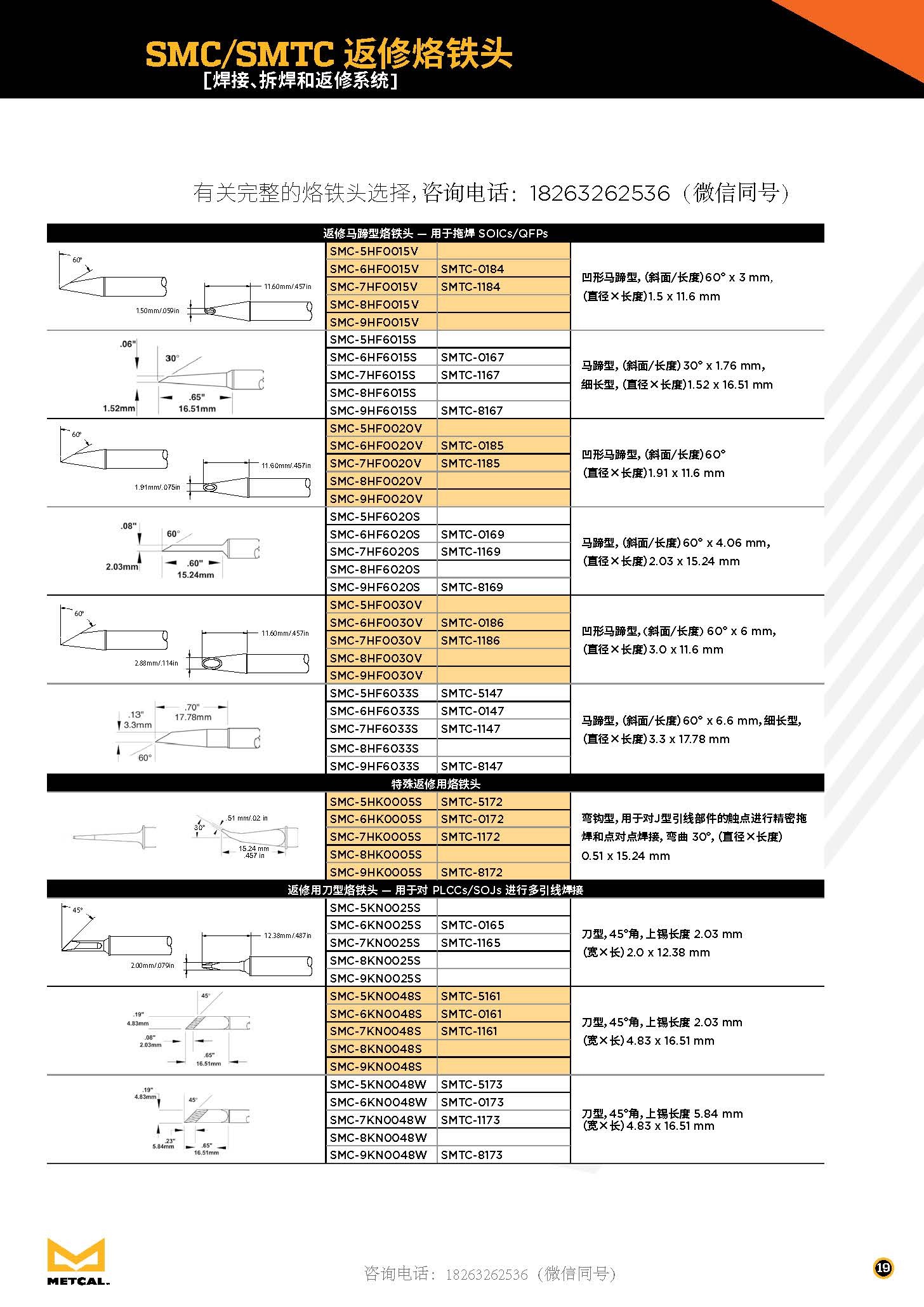  METCAL电烙铁DFP-CN4/DCP-CN4/DFP-CN5/DCP-CN5/DFP-CN6详 其他配件