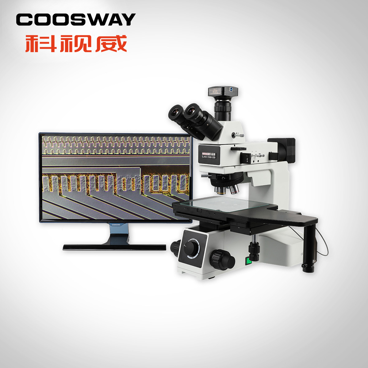 微米级检测 可测量 拍照 500倍放大 研究级金相显微镜