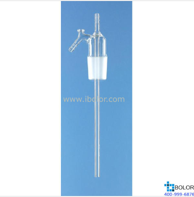  泵压头，用于玻璃试剂瓶，适用于组装式自动回零滴定管，透明玻璃 23875 紧固配件