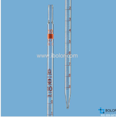  刻度移液管，BLAUBRAND?, AS级，2类（标称量程刻度位于顶端），2:0.1 ml 27820 移液管/吸管