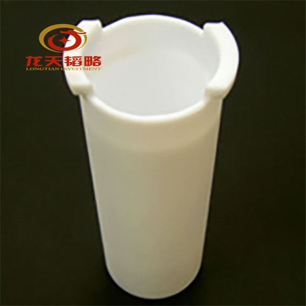 702-A65.021 1 piece PTFE reaction beaker with conical bottom