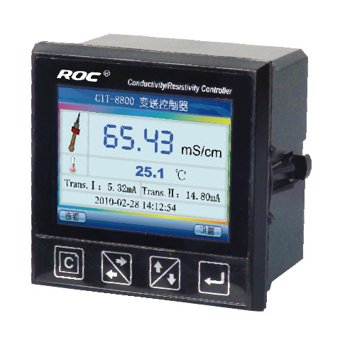 酸碱浓度计 ROC 感应式电导率/浓度在线分析仪