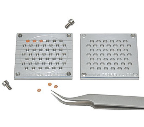 铜网固定盘Clamping TEM Grid Holder Block