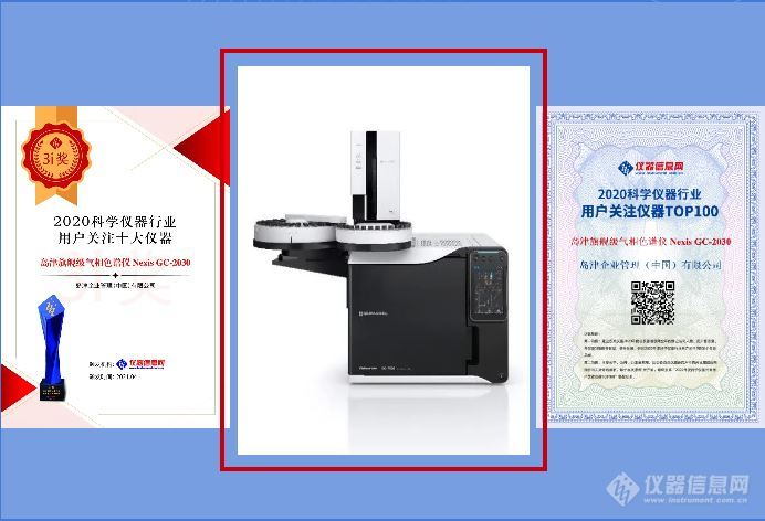 为创新喝彩 | 岛津Nexis GC-2030气相色谱仪再获殊荣