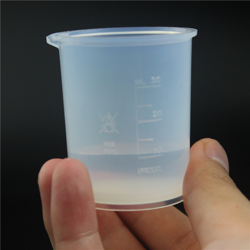 透明聚四氟乙烯烧杯PFA烧杯耐酸碱高温有刻度