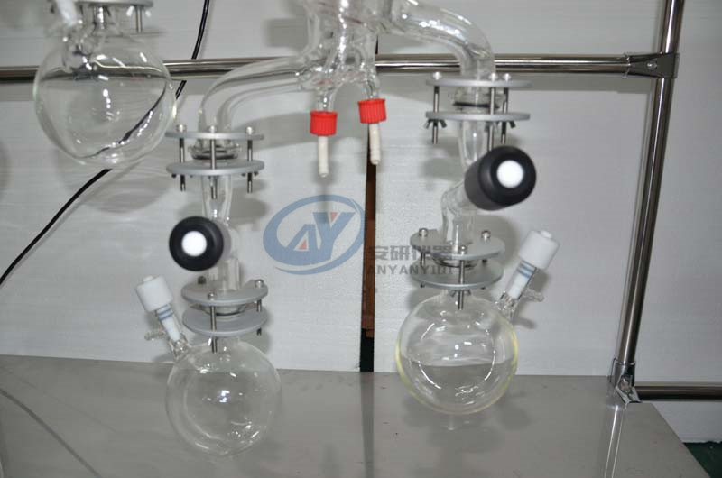 短程分子蒸馏仪AYAN-F100可做脱臭脱色处理蒸馏设备