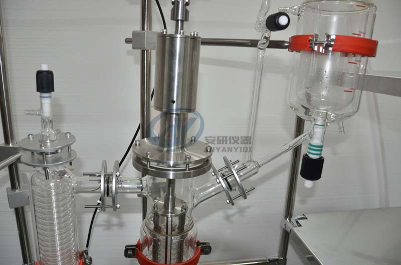 短程蒸馏仪AYAN-F150薄刮膜传热快分子蒸馏设备