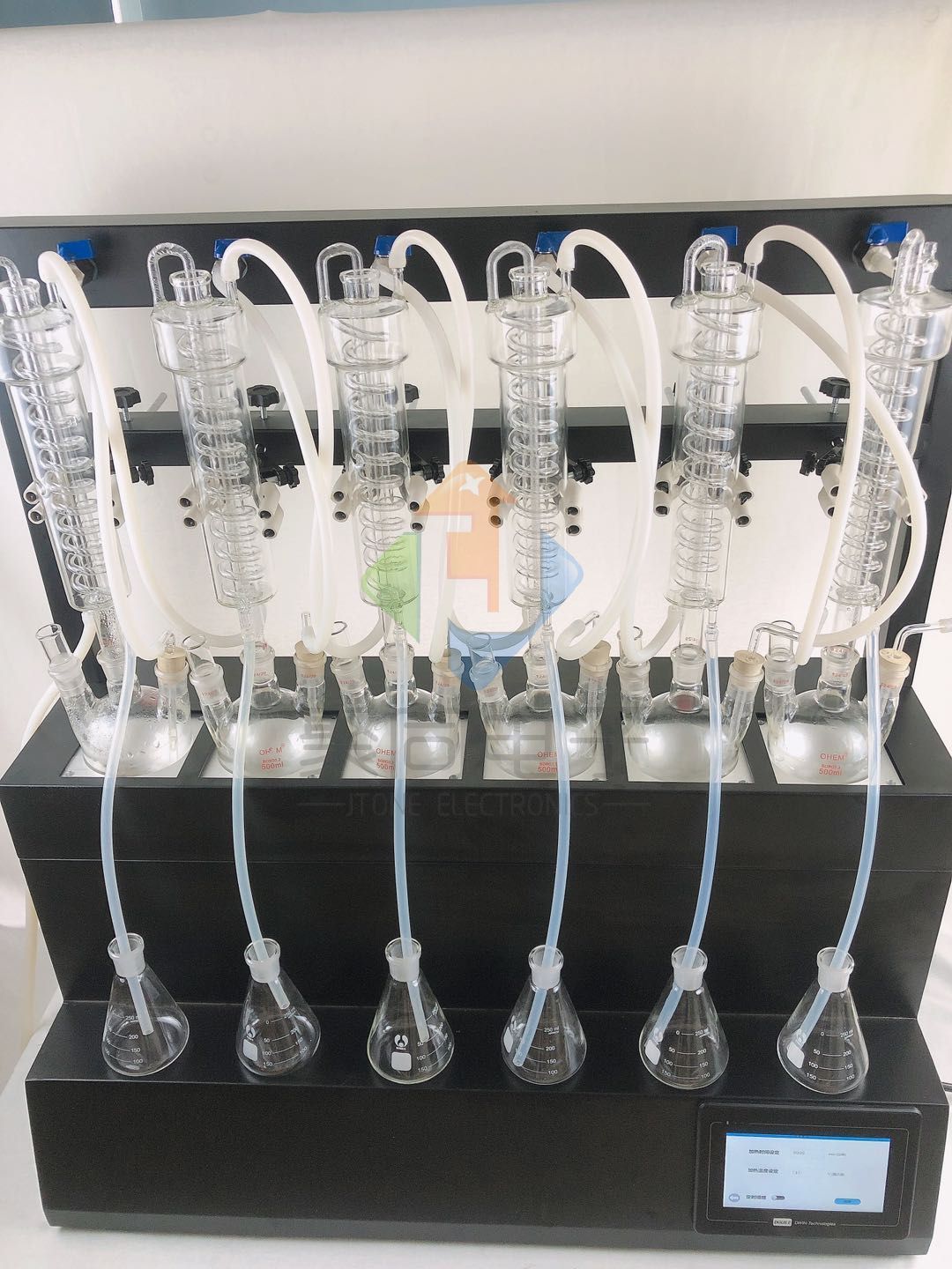 电镀废水氟化物蒸馏装置JT-FZL6B水蒸气蒸馏仪预处理