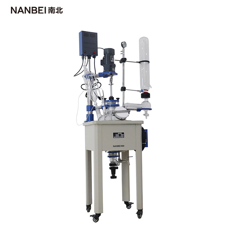 实验室单层玻璃反应釜，多功能玻璃反应器