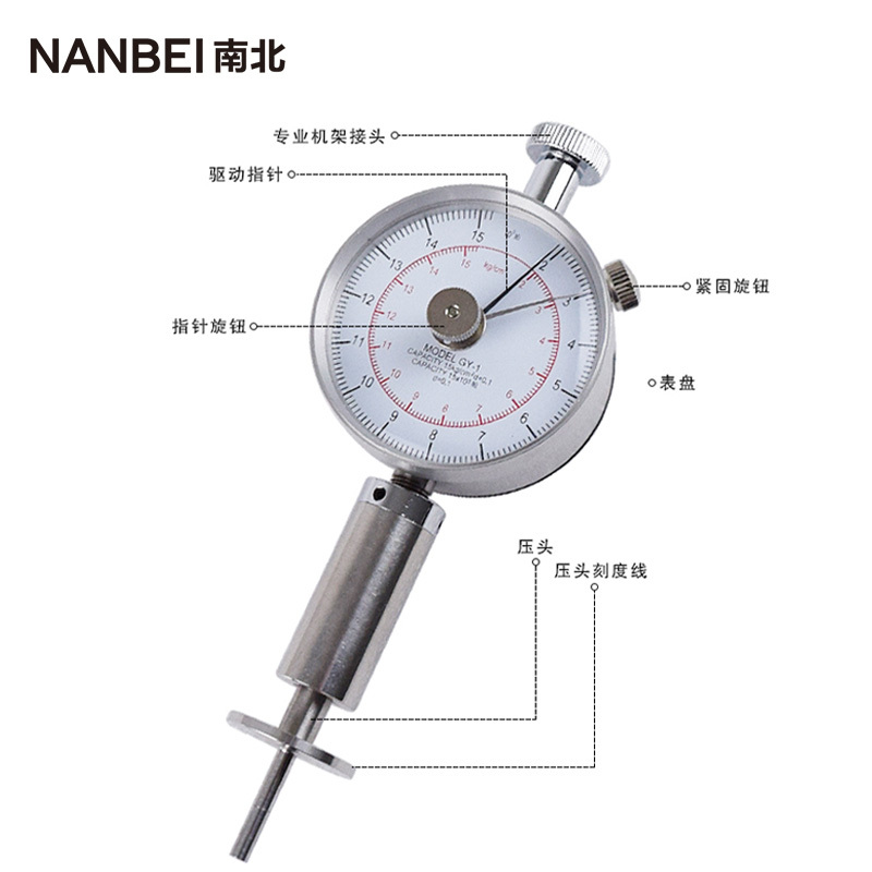 数显水果硬度计，指针式水果硬度测试仪