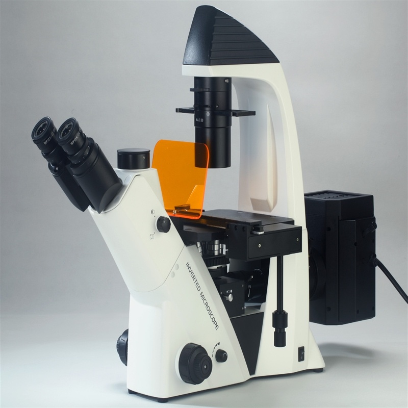 实验室倒置生物显微镜，荧光显微镜