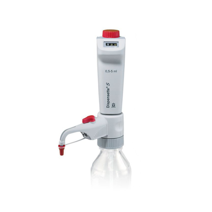 Dispensette S 数字可调型瓶口移液器, DE-M,0.5-5ml