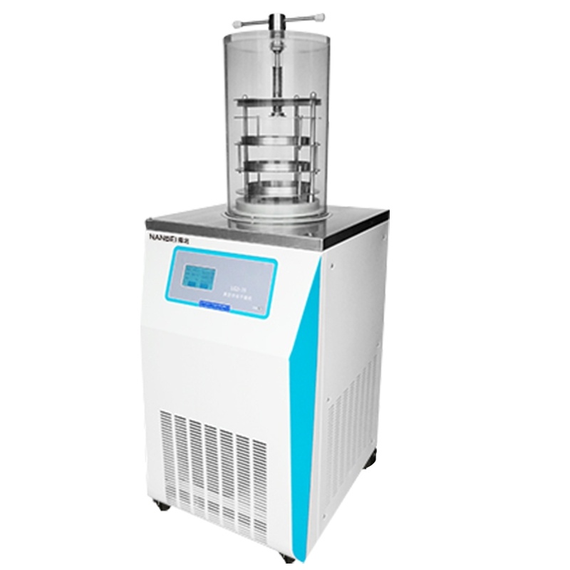 实验室冷冻干燥机，生物制品空气压缩预冻真空冻干机