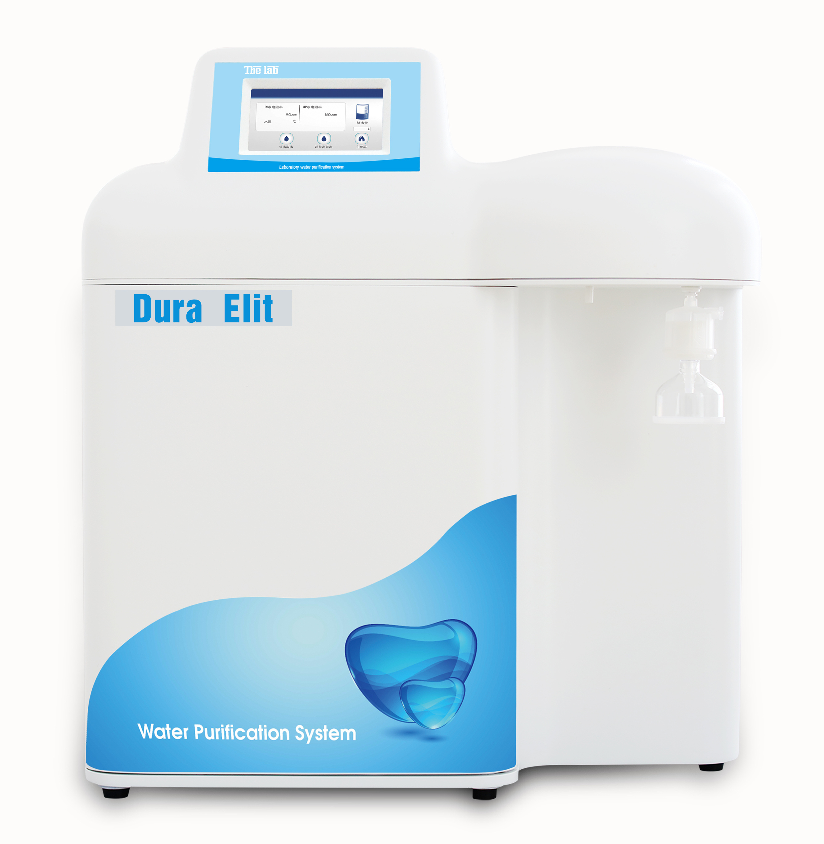 泽拉布全触屏智能型超纯水系统Dura Elit
