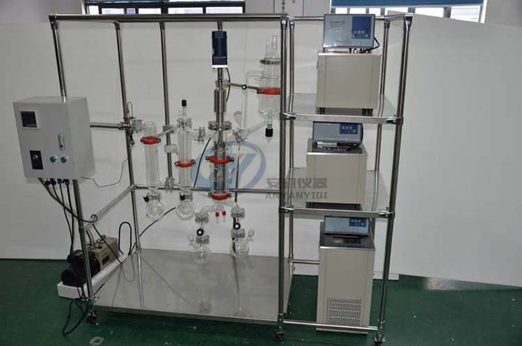 短程分子蒸馏仪AYAN-F80刮板式芳香油提纯国产厂家