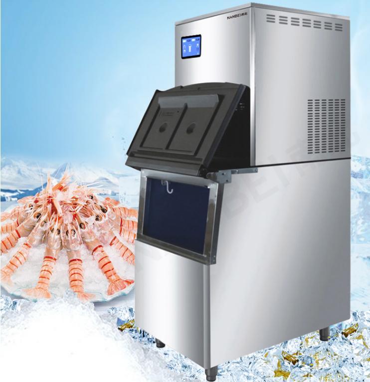 雪花制冰机商用实验室酒店超市小型自动颗粒碎冰机