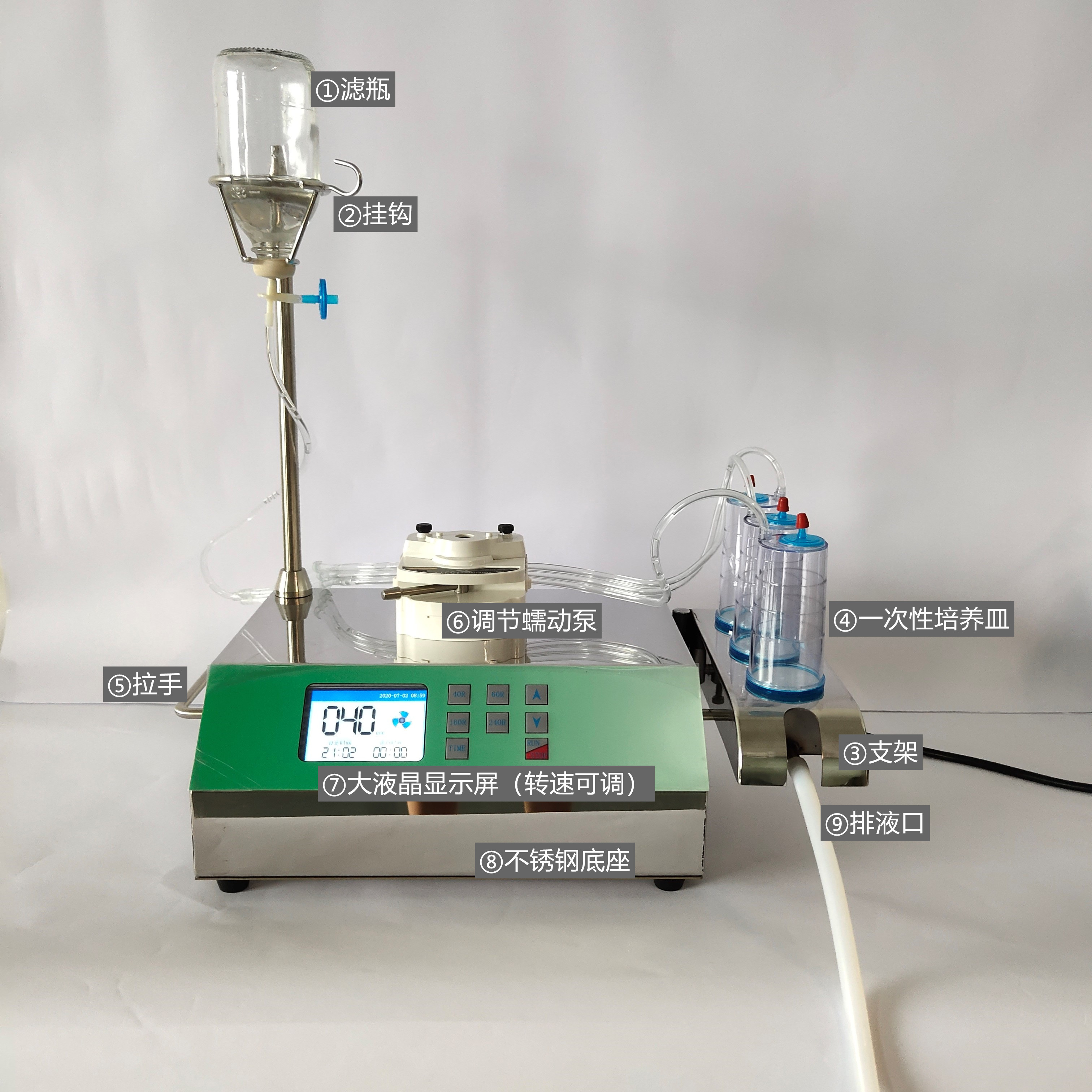 全封闭集菌仪ZW-808A无菌过滤器