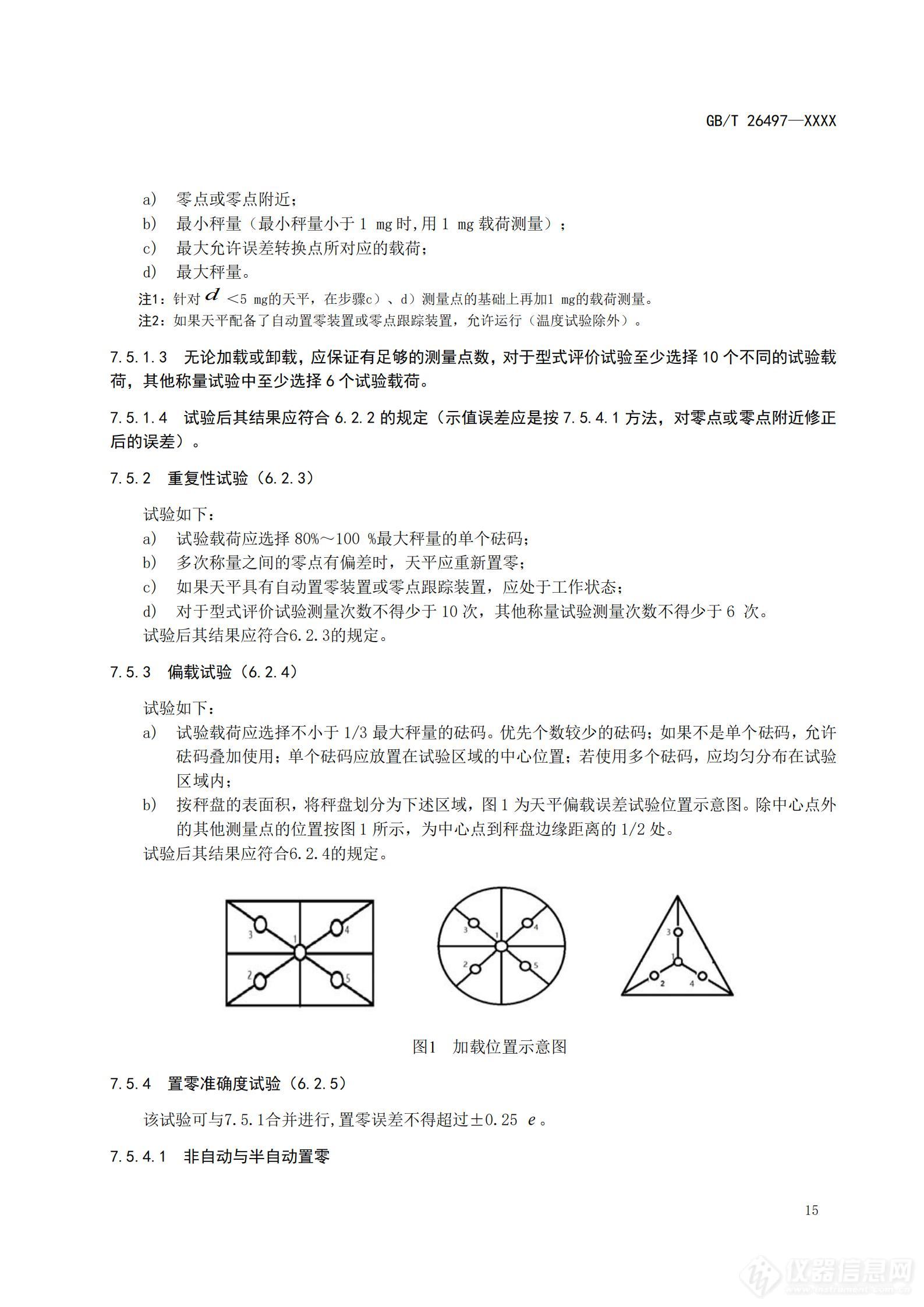 《电子天平》国家标准征求意见稿征求意见