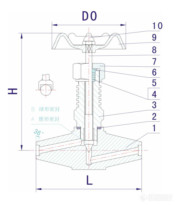 进口高温高压对焊针型阀结构图.jpg