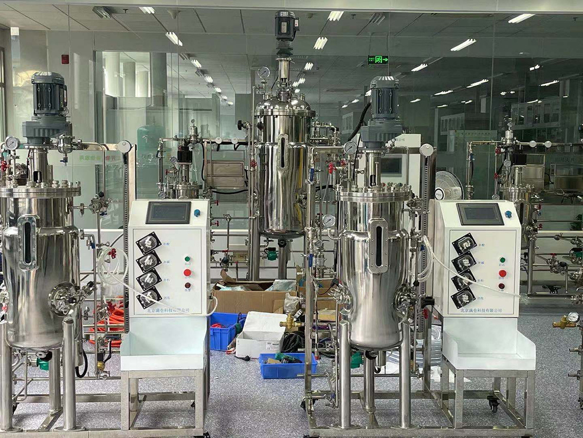 200L机械搅拌不锈钢发酵罐 实验室 生物