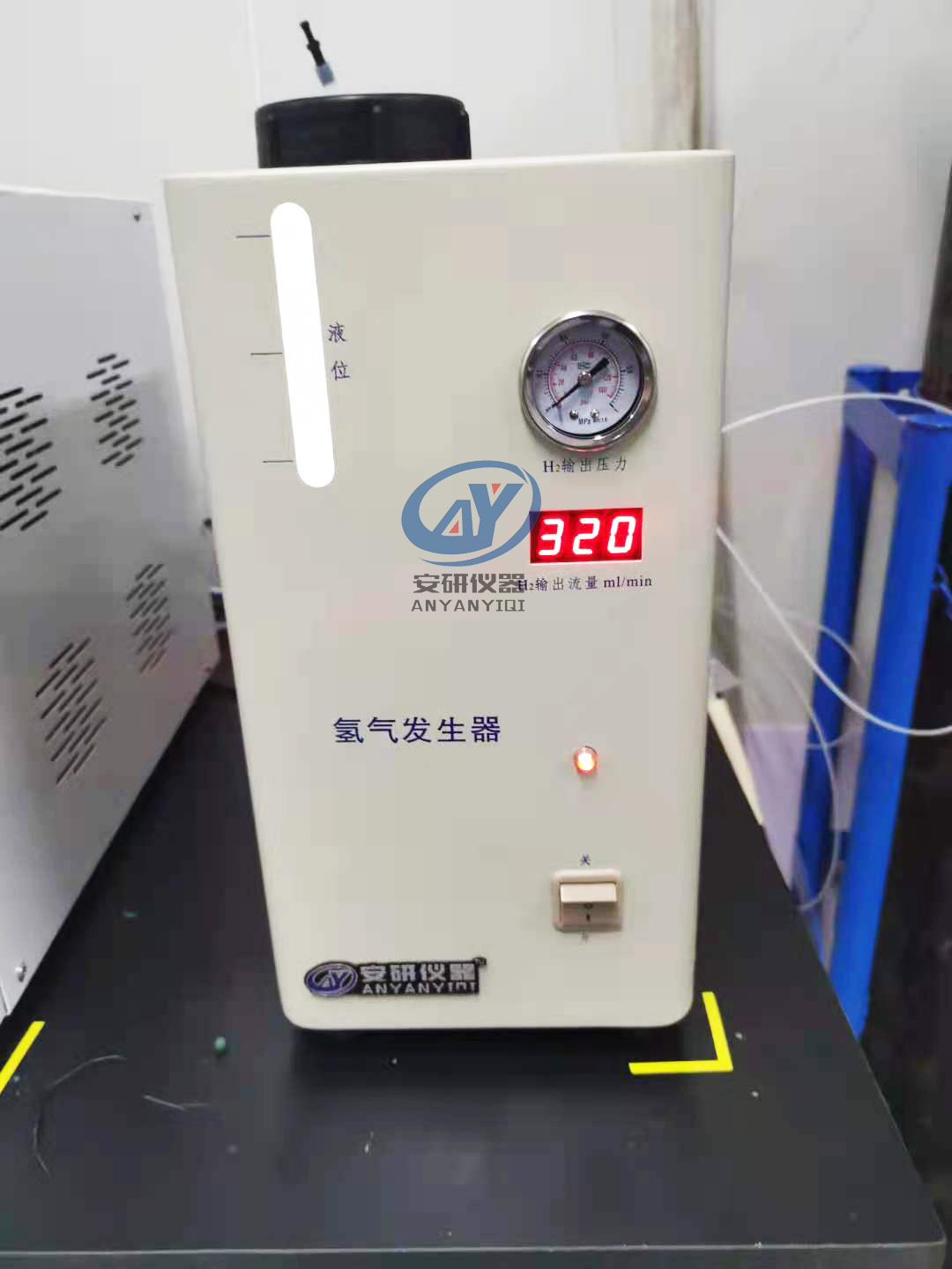 安研氢气发生器AYAN-H300ml纯水电解制氢过程