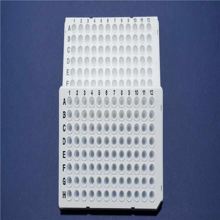 酶标板，透明，可拆卸8孔条，白色框架    3300106