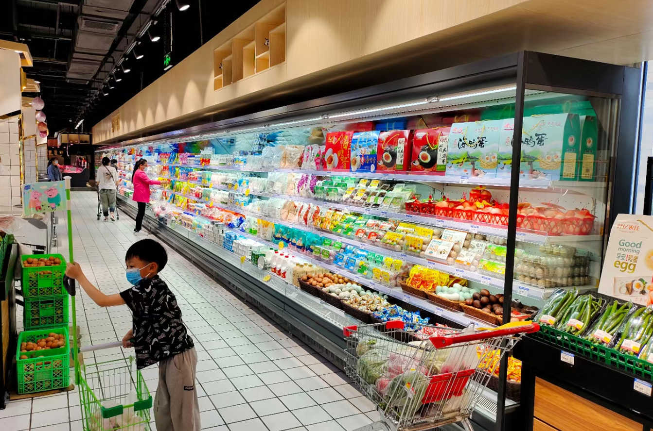 河北超市酸奶冷藏保鲜展示柜专属定制