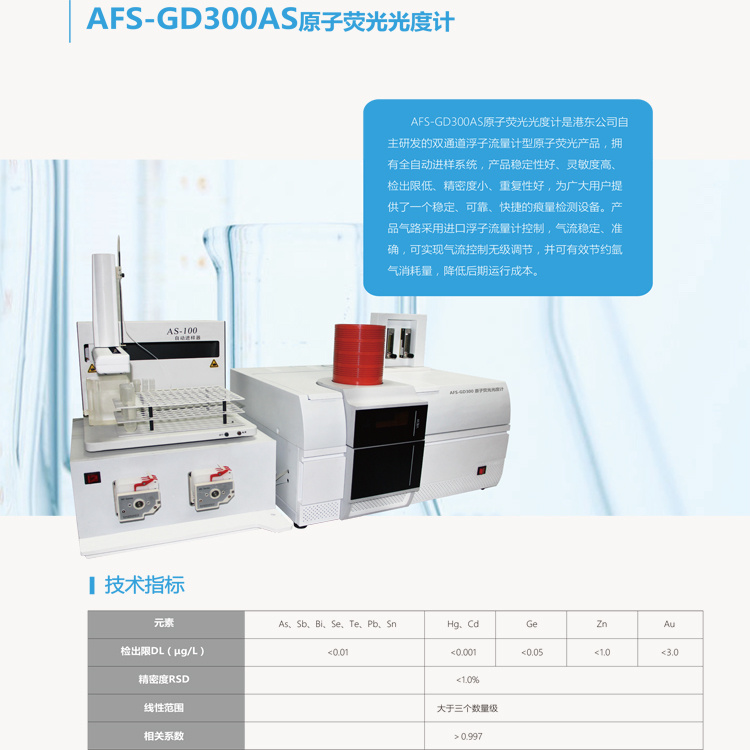 天津港东AFS-GD300原子荧光样品管货号