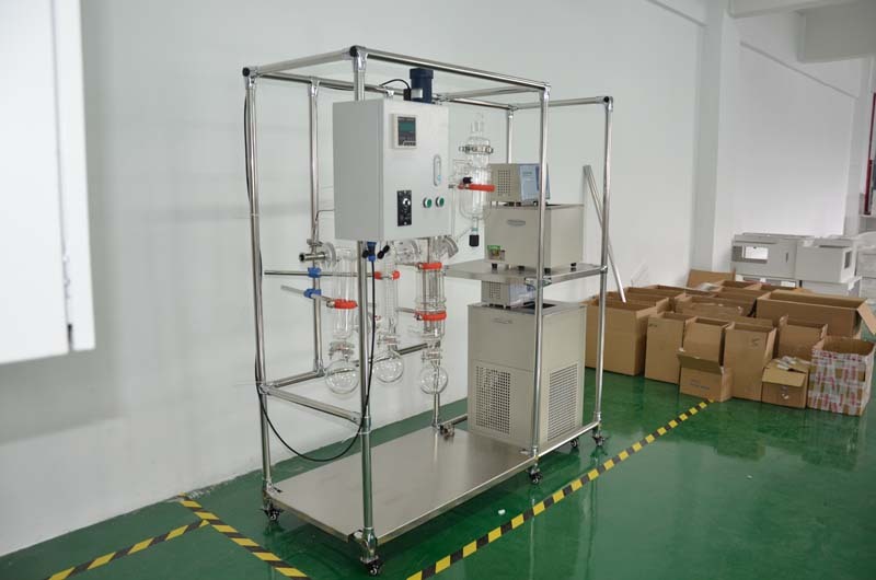 不锈钢分子蒸馏仪AYAN-F80-S安研刮板式分子蒸馏