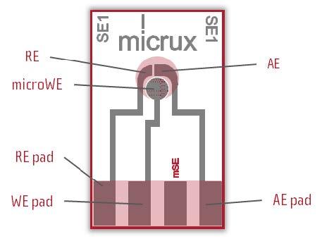 西班牙micrux 微电极-电化学传感器 薄膜电极