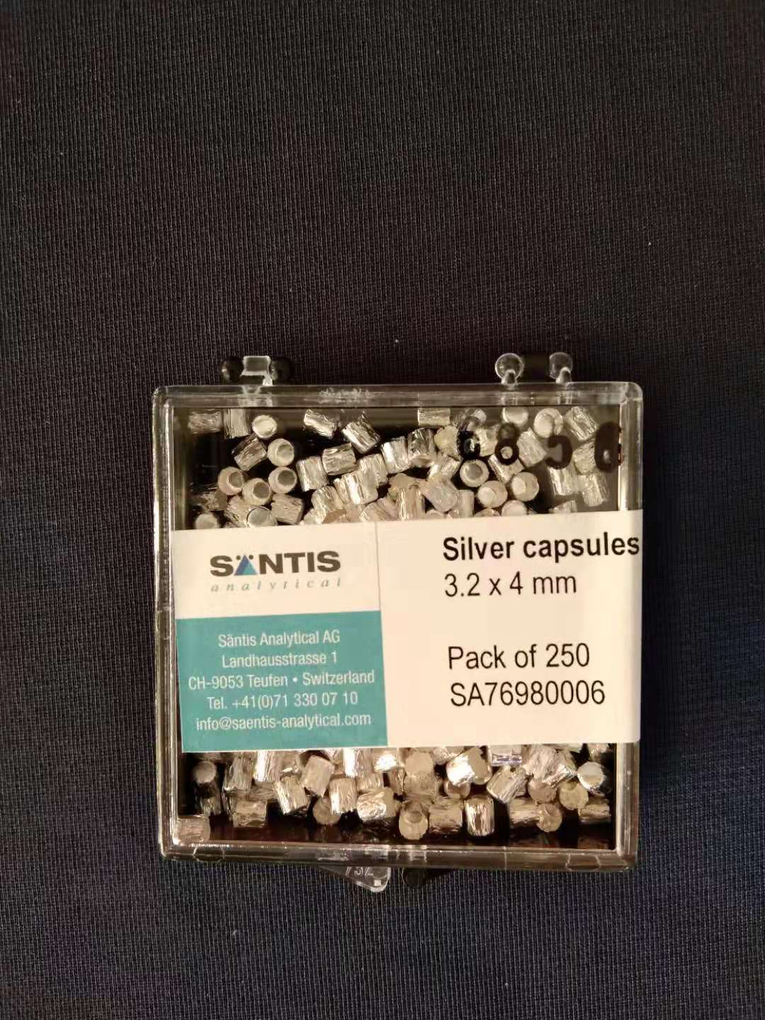 样品容器 银杯3.2*4mm  SA76980006