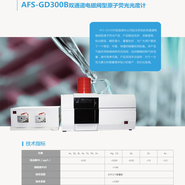 天津港东AFS-GD300原子荧光样品管货号