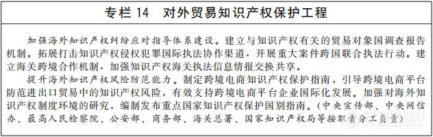 国务院关于印发“十四五”国家知识产权保护和运用规划的通知