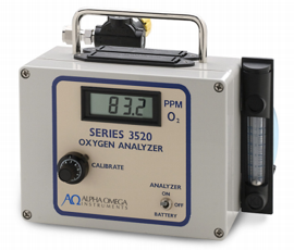 美国AOI便携式氧气分析仪/微量氧气分析仪