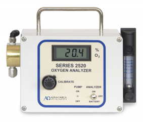 美国AOI便携式氧气分析仪/微量氧分析仪2520
