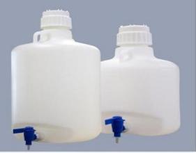 带水嘴蒸馏水桶带龙头放水瓶实验室蒸馏水桶5L/10L/20L