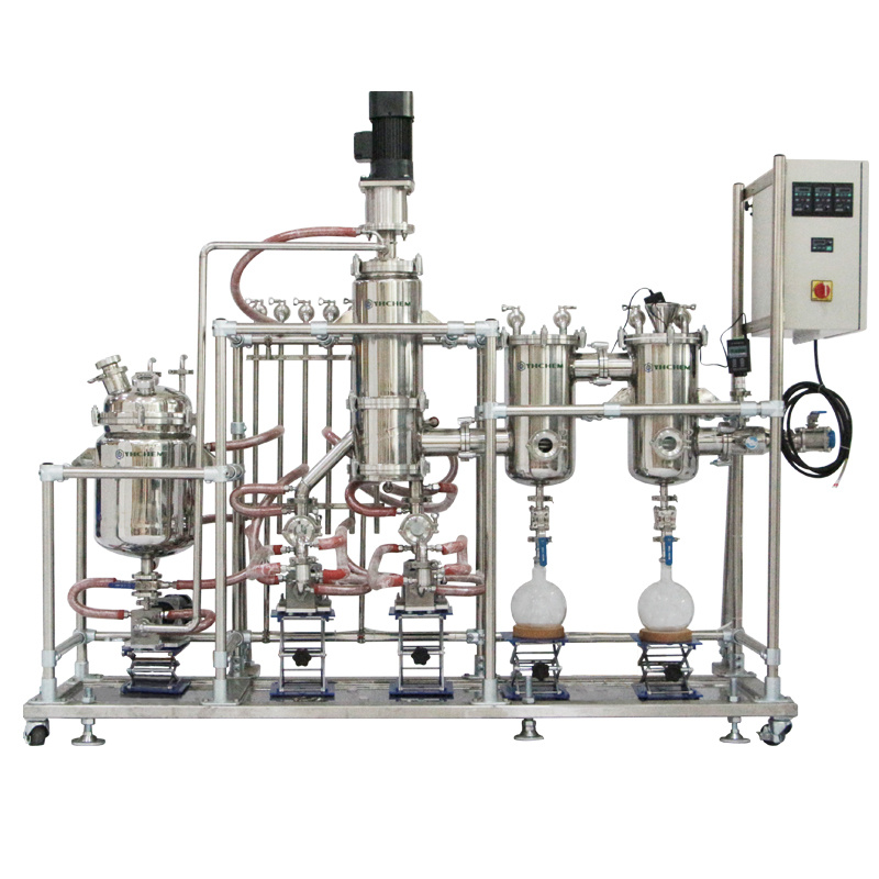 工业短程蒸馏设备 有机物提纯分子工业短程蒸馏系统