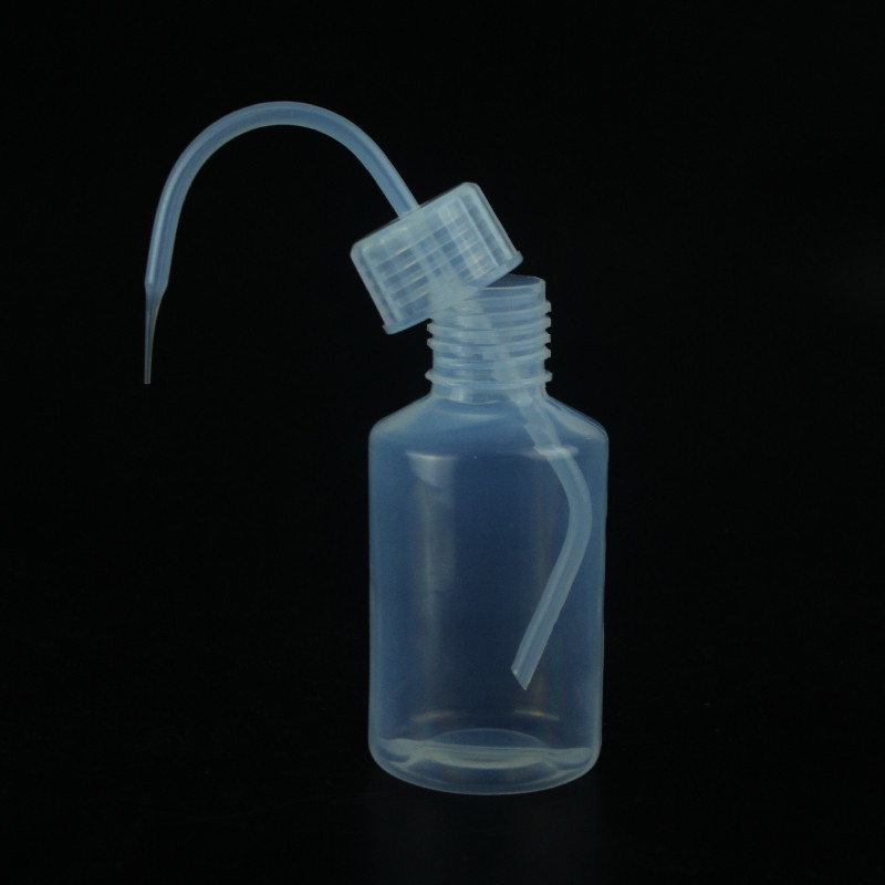 进口氟树脂PFA聚四氟乙烯耐酸碱洗瓶特氟龙塑料洗瓶