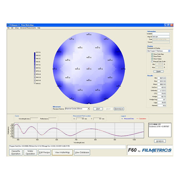 Filmetrics F60-t薄膜厚度测量仪