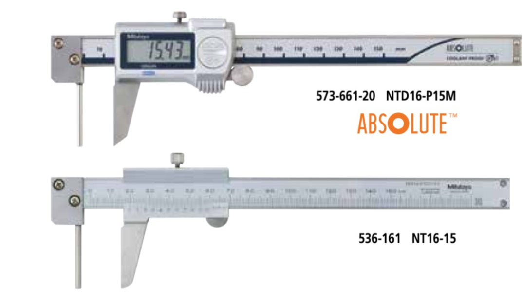 三丰管壁厚度卡尺573,536系列NTD16·NT16