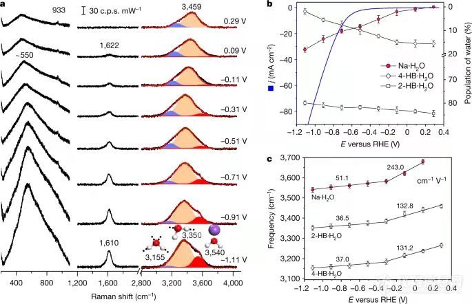 厦大北大联手发Nature: 原位拉曼光谱揭示界面水分子结构及其解离过程 | 前沿用户报道