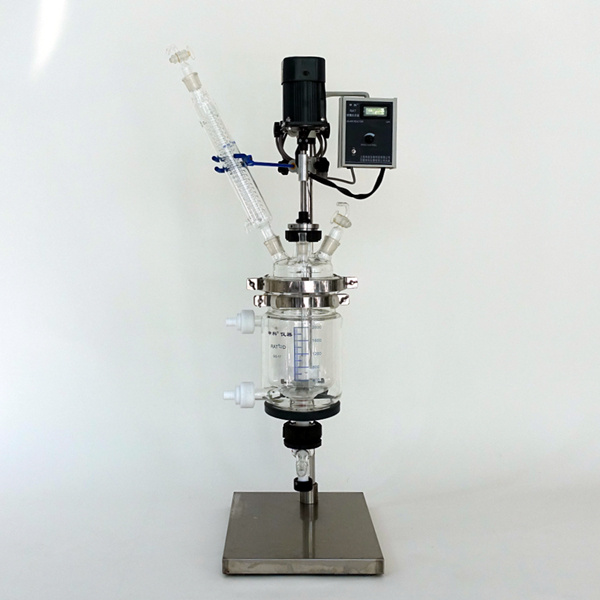 申科仪器SHENSUN 2L双层玻璃反应釜（器）RAT-2D